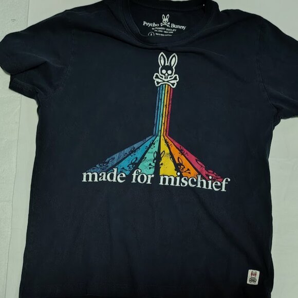 PSYCHO BUNNY MEDIUM T-SHIRT - Picture 1 of 3